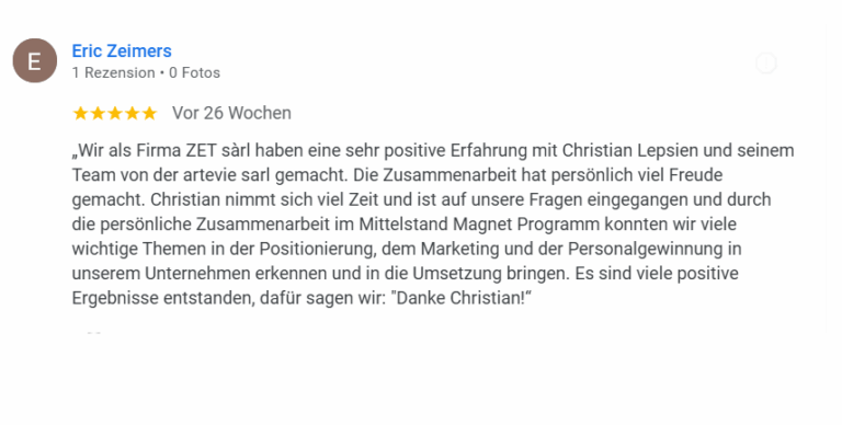 Mittelstand-magnet-rezension-google-eric-zeimers